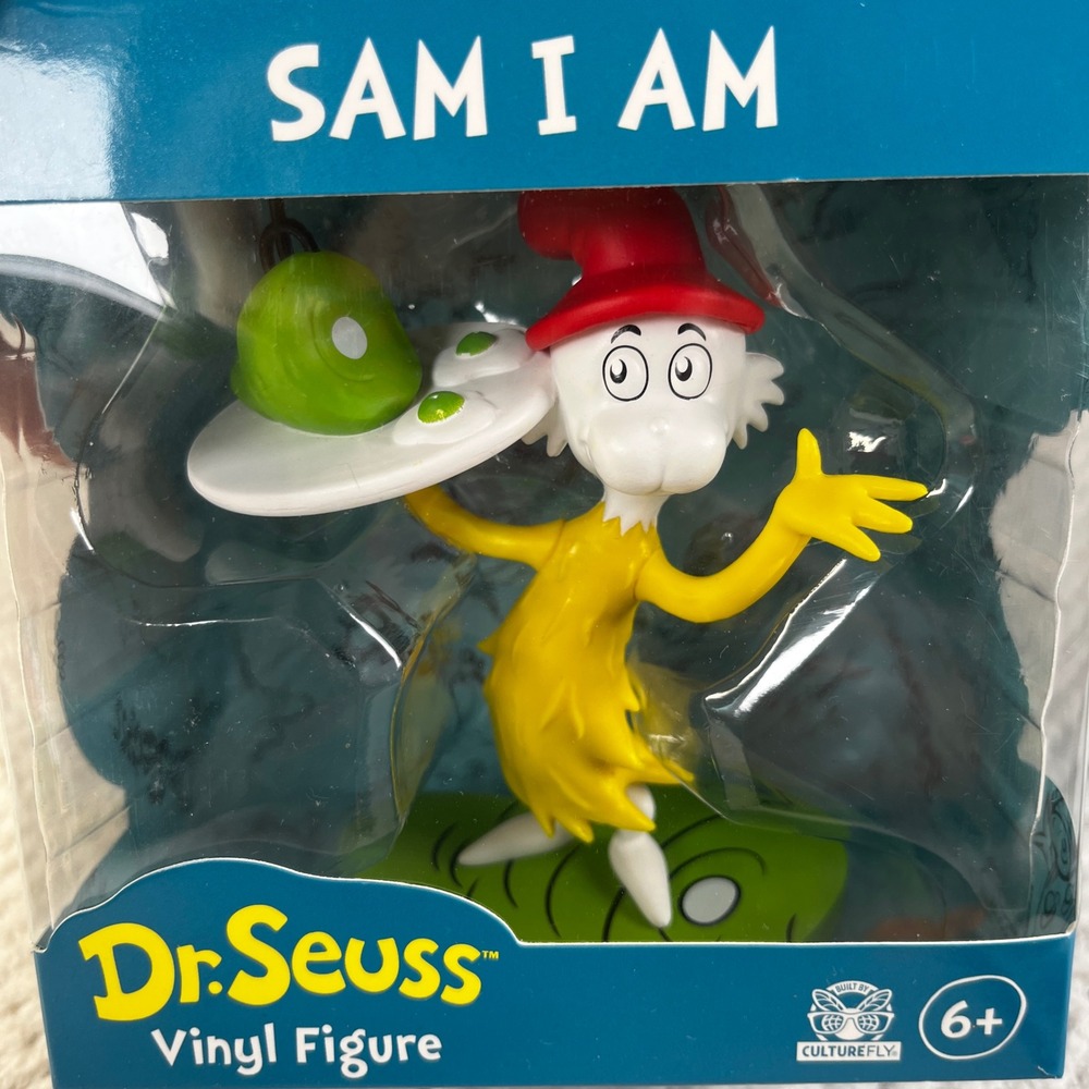Dr. Seuss Sam I Am Vinyl Figure CultureFly Green Eggs and Ham Collectible New‎